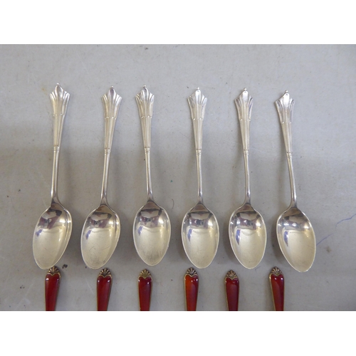 20 - Silver items, mainly variously patterned teaspoons  mixed marks