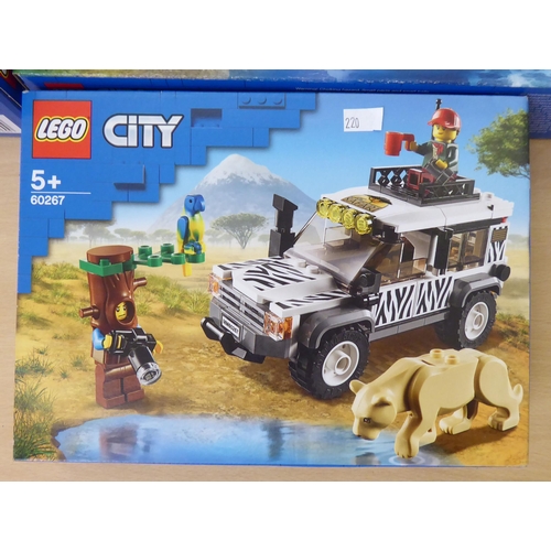 220 - Lego City boxed sets  unopened