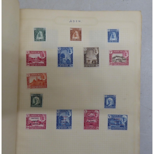 28 - An album of uncollated world stamps: to include Commonwealth examples, commemorating the Coronation ... 