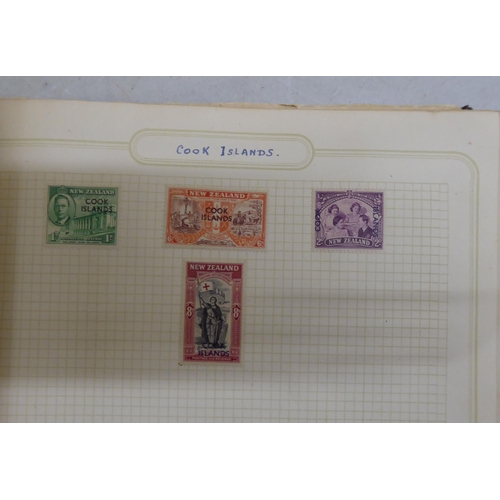 28 - An album of uncollated world stamps: to include Commonwealth examples, commemorating the Coronation ... 