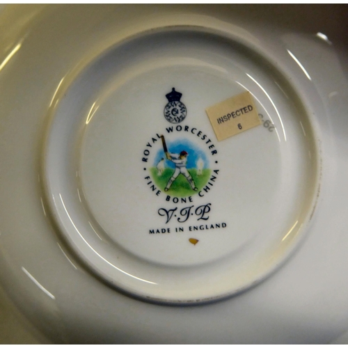 46 - Royal Grafton china and other collector's plates: to include County Cricket  largest 10