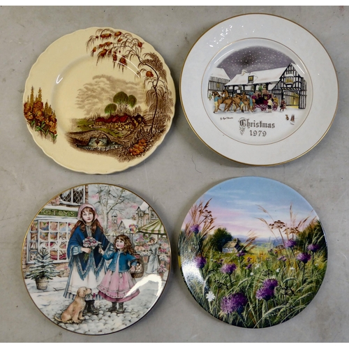 46 - Royal Grafton china and other collector's plates: to include County Cricket  largest 10