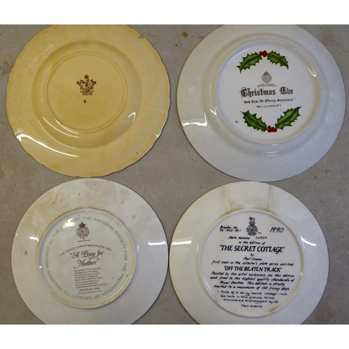 46 - Royal Grafton china and other collector's plates: to include County Cricket  largest 10