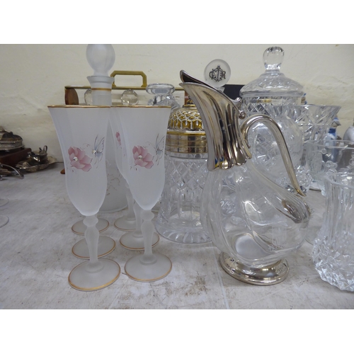 56 - Glassware: to include decanters; and a carafe