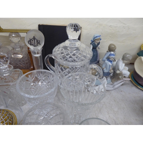 56 - Glassware: to include decanters; and a carafe