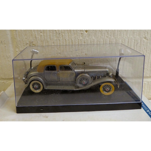 65 - Four Franklin Mint model vehicles: to include a '1938 Ford Fire Engine'; and a '1938 Rolls Royce Pha... 