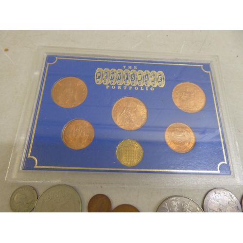 7 - Uncollated American, British pre-decimal, French pre-Euro and other coinage