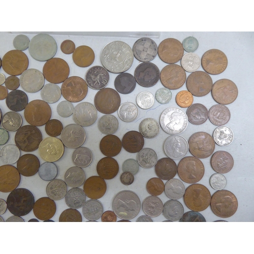 7 - Uncollated American, British pre-decimal, French pre-Euro and other coinage