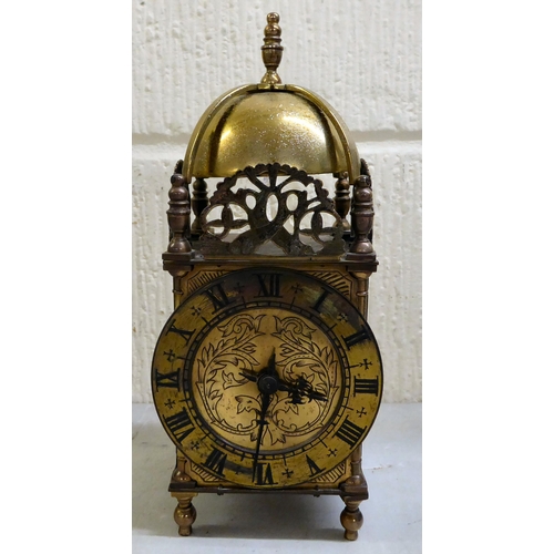 74 - Clocks and timepieces: to include a late 19thC (probably French), black painted and brass mounted ex... 