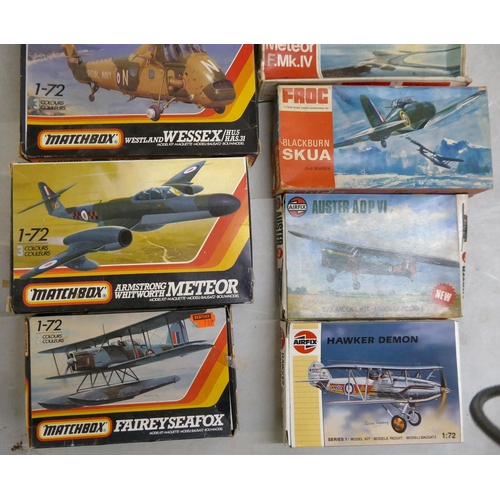 90 - Novo, FROC and other various scale model kits, featuring Aircraft  (completeness not guaranteed... 