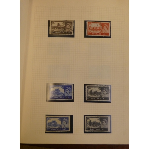 362 - Uncollated postage stamps, viz. four albums of Great Britain postage stamps, mint and used; and pres... 