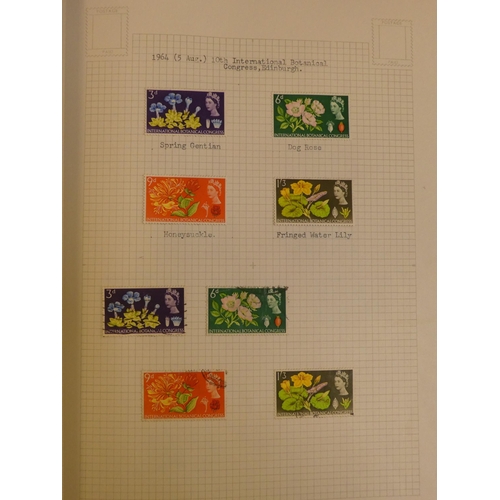 362 - Uncollated postage stamps, viz. four albums of Great Britain postage stamps, mint and used; and pres... 