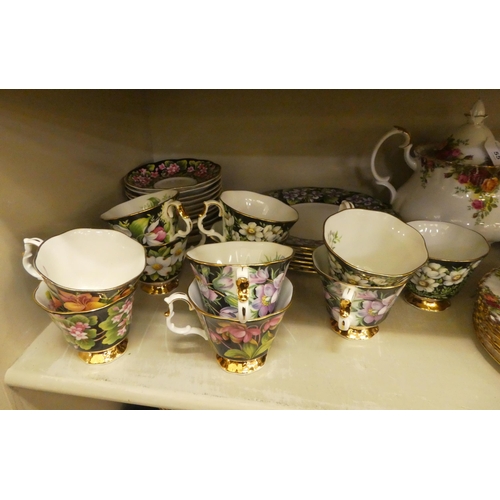 55 - Variously patterned Royal Albert bone china tableware