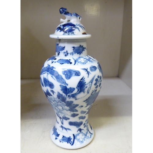 17 - 19thC and later Oriental ceramics: to include a pair of late 19thC Chinese porcelain, tapered vases,... 