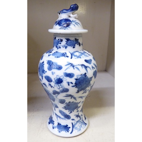 17 - 19thC and later Oriental ceramics: to include a pair of late 19thC Chinese porcelain, tapered vases,... 