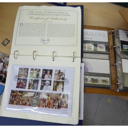 102 - Seven albums of uncollated, mainly First Day covers and presentation packs