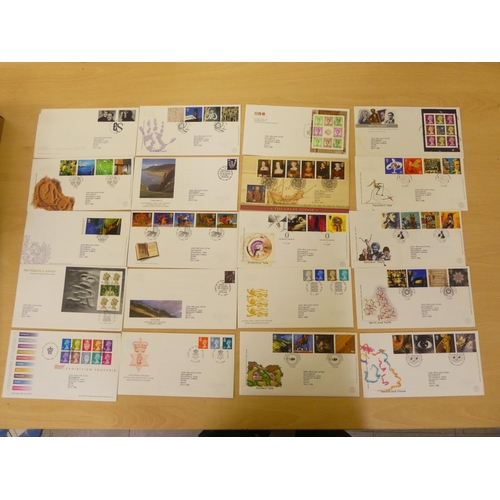 150 - Mint postage stamps and First Day covers of Guernsey and Jersey, together with coin First Day Covers... 