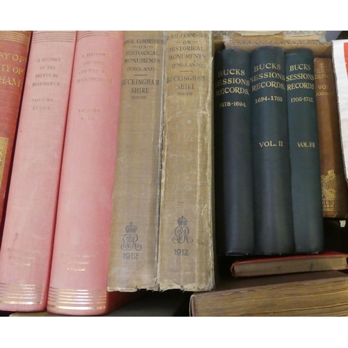 220 - Books, Buckinghamshire related: to include 'The Victoria County History' in four volumes