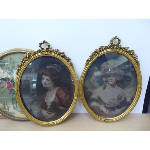 248 - A quantity of antique reproduction gilt frames  various sizes 