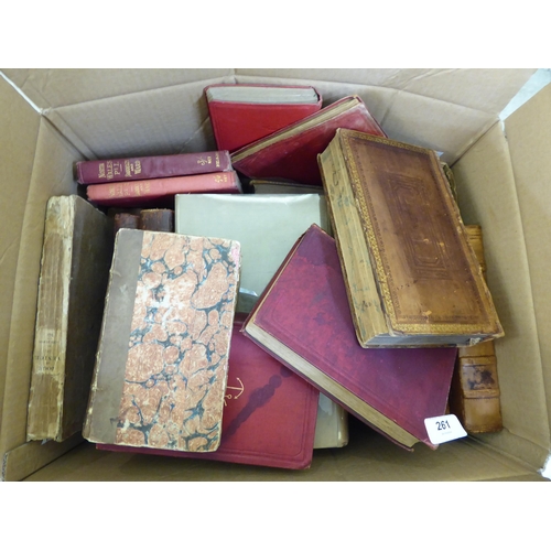 261 - Books, 18th and 19thC examples: to include 'Shakespeare'