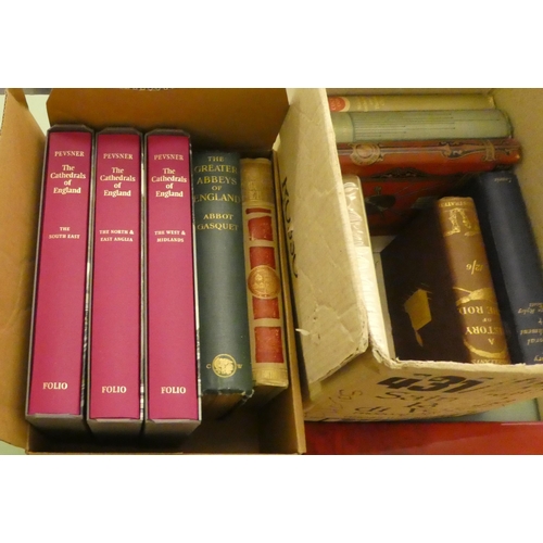 262 - Books: to include 'The Cathedrals of England' in three volumes