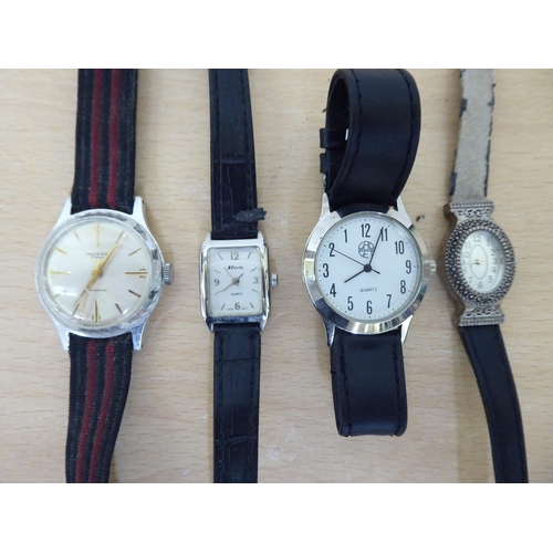 305 - Wrist and pocket watches  variously cased & strapped