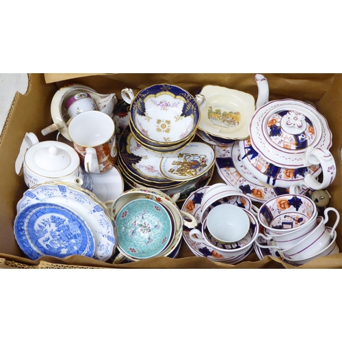 36 - Victorian and later table ceramics: to include Paragon china, Country Lane pattern teaware