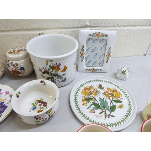 50 - Decorative Royal, Portmeirion and other ceramics: to include an Aynsley china photograph frame  4