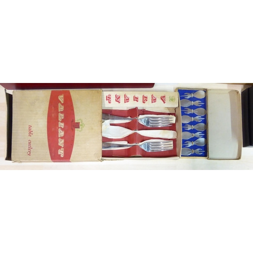 75 - Variously patterned nickel, steel and EPNS cutlery and flatware