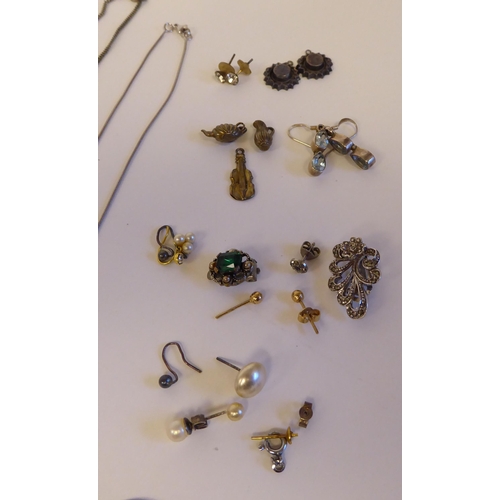 76 - Coins, collectables and items of personal ornament: to include variously set earrings