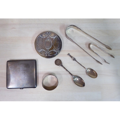 79 - Silver items: to include flatware  mixed marks