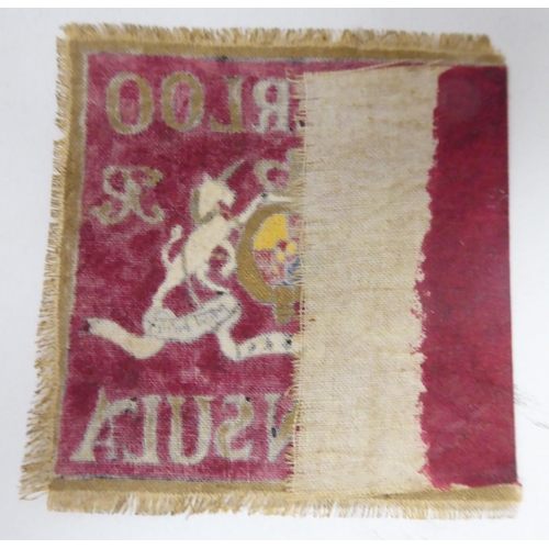 116 - Military items: to include two identical 'Waterloo' tapestries  2.5