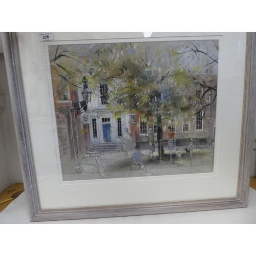 226 - 'Trumpeters House, Old Palace Yard, Richmond'  watercolour  bears an indistinct inscriptio... 