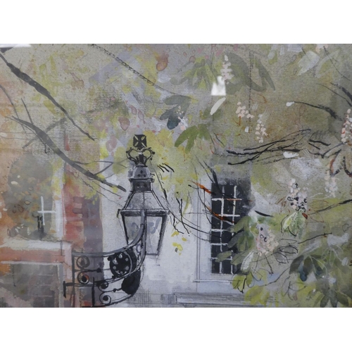 226 - 'Trumpeters House, Old Palace Yard, Richmond'  watercolour  bears an indistinct inscriptio... 