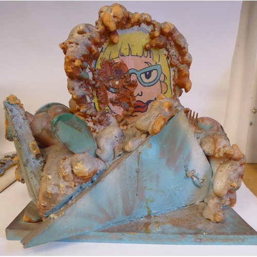 251 - A mixed media sculpture resembling Grayson Perry 'His Alter Ego - Claire'  14