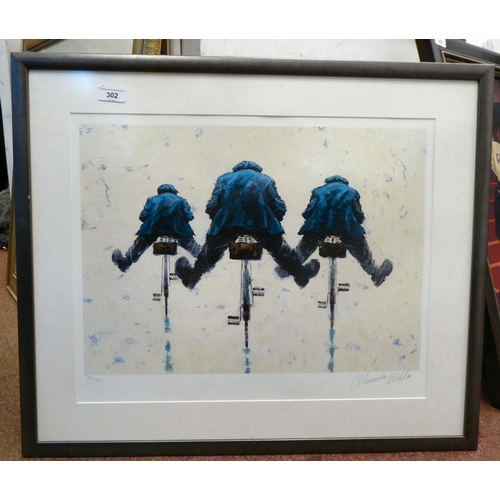 302 - After Alexander Millar - '653 Squadron'  Limited Edition Artists Proof 292/295 coloured print  bears... 