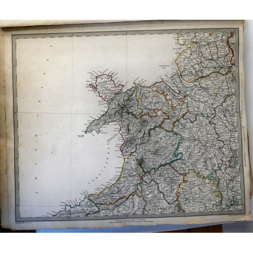 5 - A mid 19thC World Atlas, published by Chapman & Hall, London 1844  (completeness not guaran... 