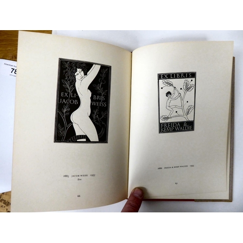 78 - Books: the work of Eric Gill (1882-1940), viz. 'Last Essays' with an introduction by Mary Gill; 'Woo... 