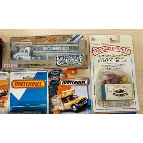 103 - Matchbox diecast model vehicles  some boxed; and a 1980s catalogue: to include a K-117 SP Hawk Missi... 