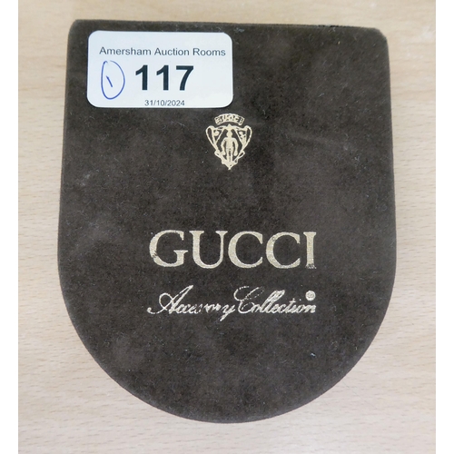 117 - A Gucci pocket lighter from their Accessory Collection  boxed