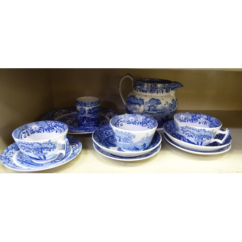 230 - Spode china Italian pattern items: to include a jug