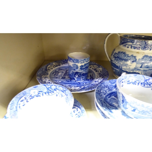 230 - Spode china Italian pattern items: to include a jug