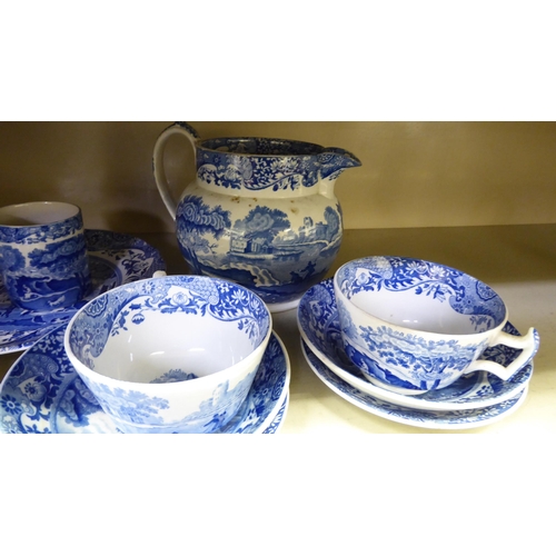 230 - Spode china Italian pattern items: to include a jug