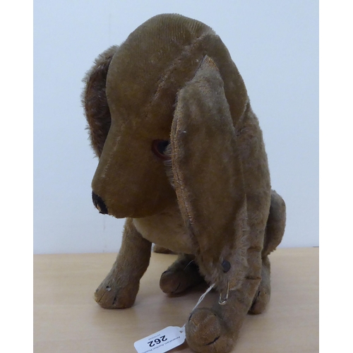 262 - An early Steiff 'Treff Dog' with ear button  13