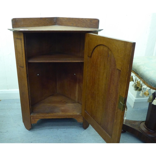 309 - Three items of small furniture: to include a late Victorian mahogany stool