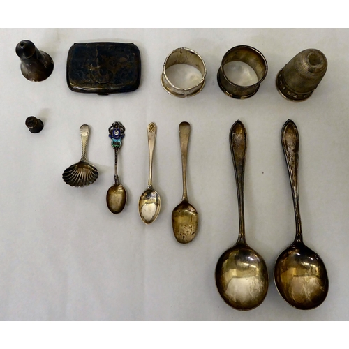 335 - Small silver items, flatware and collectables  mixed marks