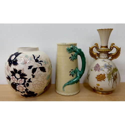 336 - 20thC British and other ceramics: to include examples by Masons, Royal Worcester and Spode