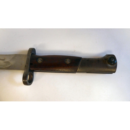 71 - A Great War bayonet, the blade 15