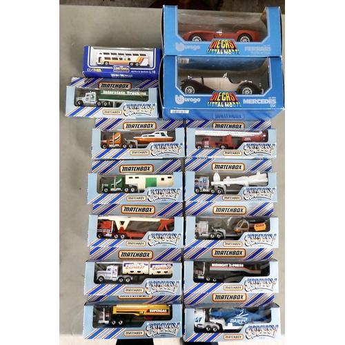 76 - Uncollated diecast model vehicles: to include examples by Matchbox, Days Gone By and Burago