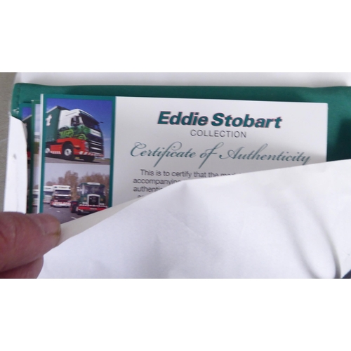 80 - A collection of Corgi Classics and other 1:76 and other scale Eddie Stobbart branded diecast model v... 